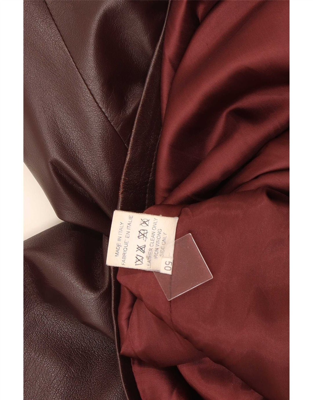 Palton din piele de damă Basetti IT 50 XL din piele maro