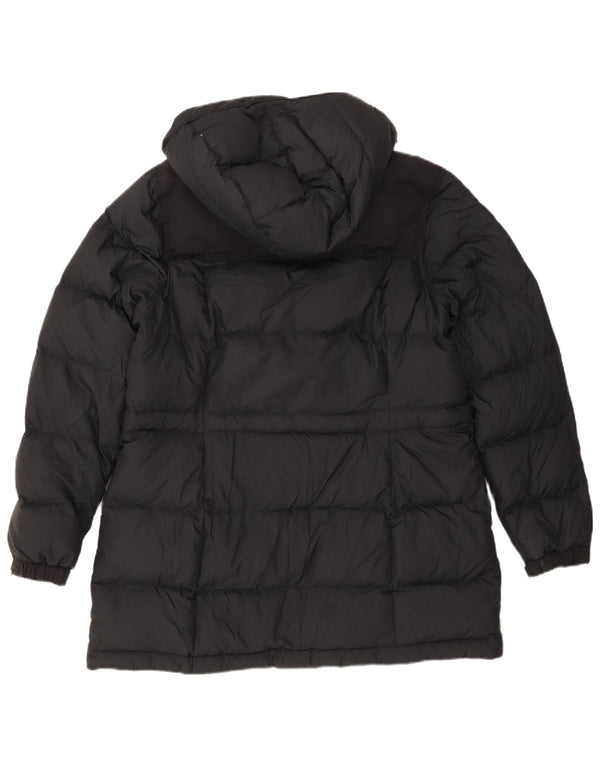 Jachetă căptușită cu glugă pentru femei L.L.Bean UK 16, mare, gri, poliester