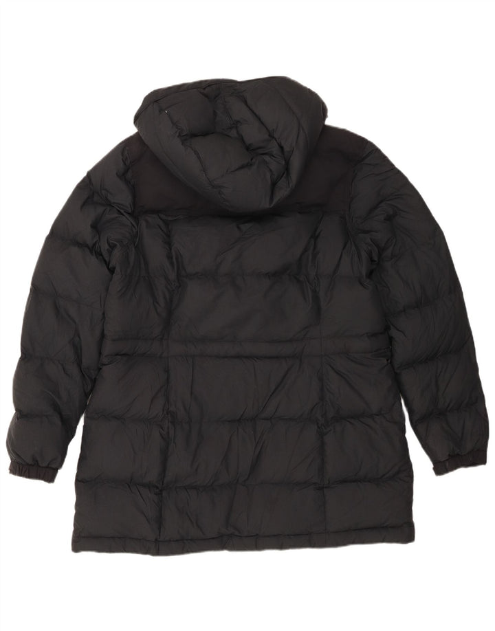 Jachetă căptușită cu glugă pentru femei L.L.Bean UK 16, mare, gri, poliester