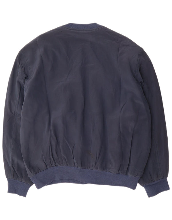 Pulover cardigan pentru bărbați PANCALDI 2XL bleumarin Argyle/mătase diamant