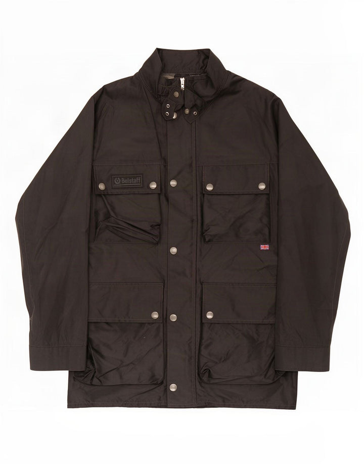 Jachetă pentru bărbați Belstaff Racer UK 38 Medium Black Nylon