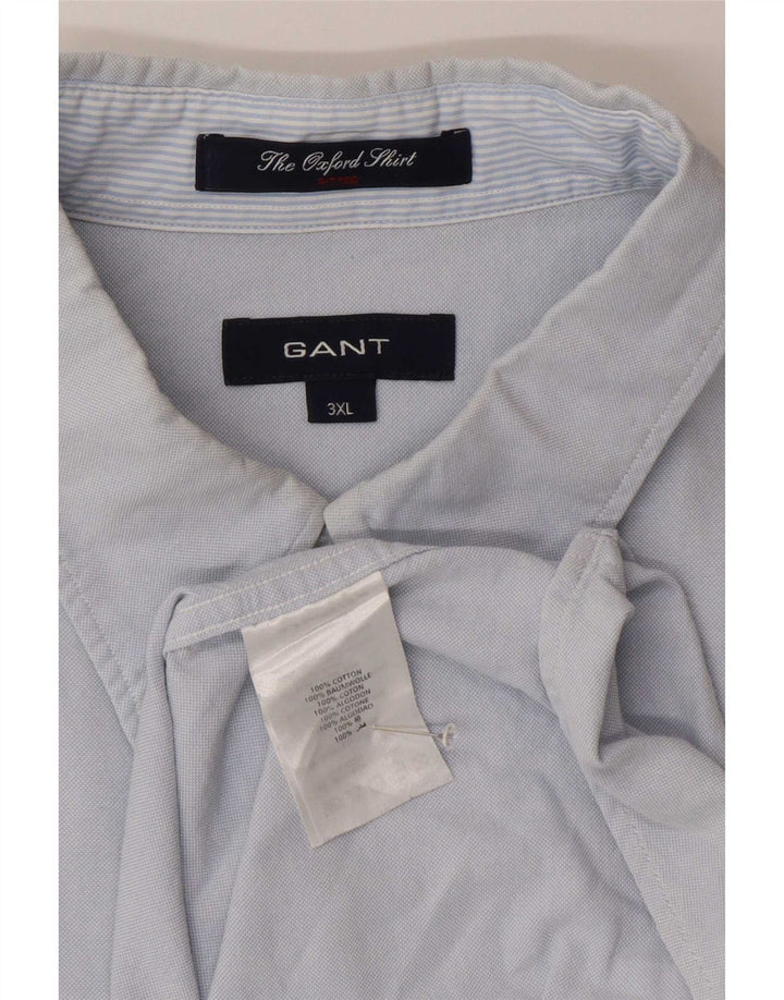 Cămașă pentru bărbați Gant 3XL, bumbac albastru