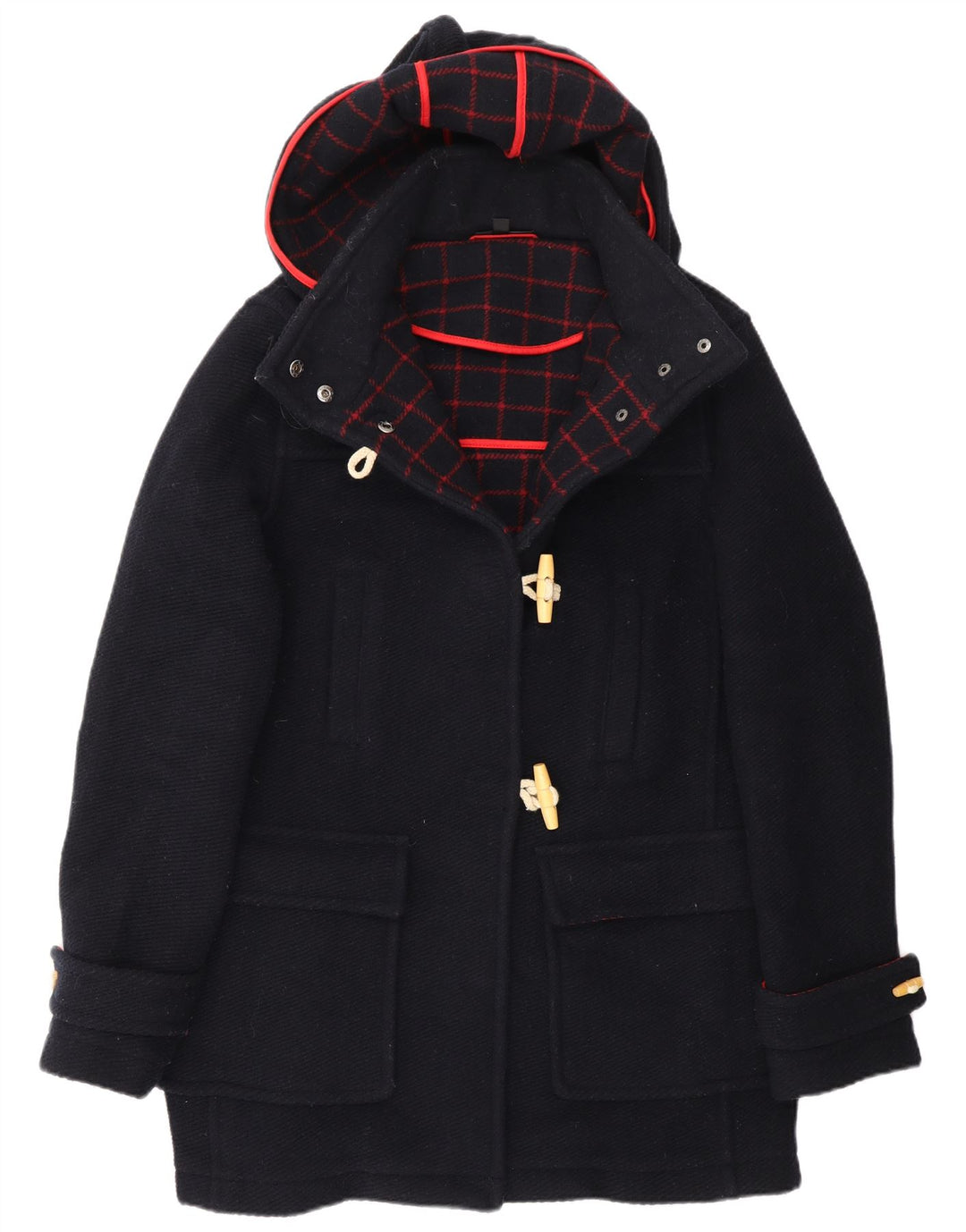 Topshop Duffle Coat pentru femei UK 12 Mediu Lână bleumarin