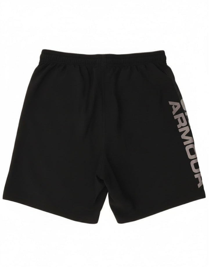 Pantaloni scurți sport grafic Under Armour pentru bărbați, mari, negri