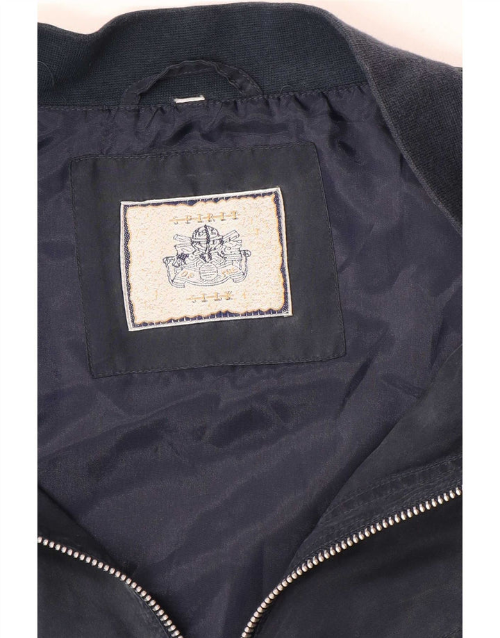 Jachetă Bomber pentru bărbați Spirit UK 38 Medium Bleumarin Mătase