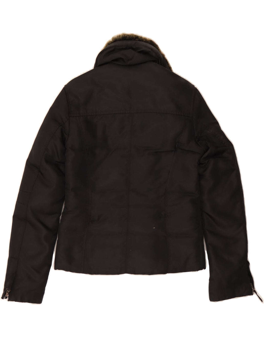 BEST COMPANY Womens Padded Jacket UK 10 Small Black Polyester Vintage Best Company and Second-Hand Best Company from Messina Hembry 