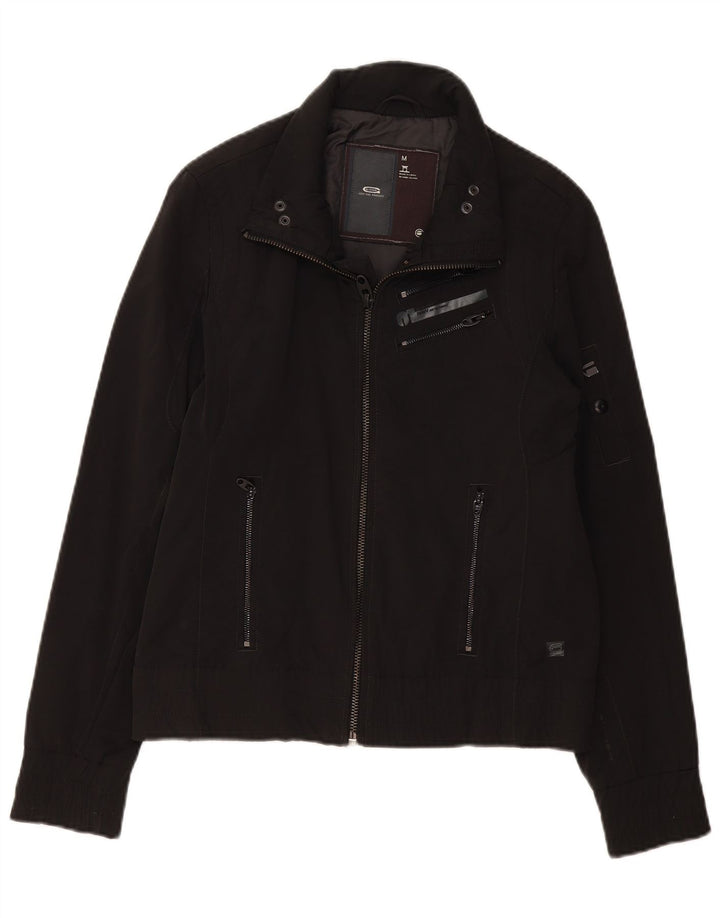Bomber pentru femei G-STAR UK 14, bumbac mediu negru