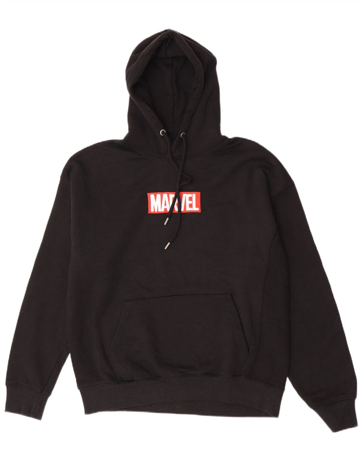Pull & Bear Pull & Bear Pulover pentru bărbați Marvel Graphic Pulover mare poliester negru