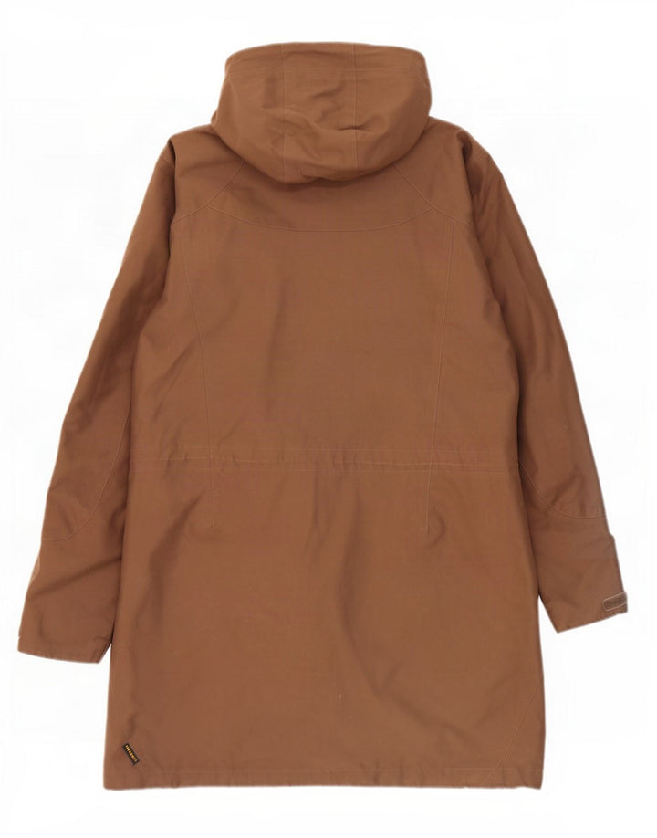 Jack Wolfskin Jachetă Parka cu glugă pentru femei UK 16 Poliester maro mare