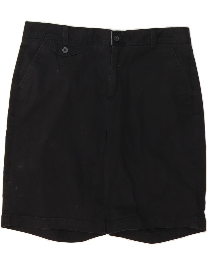 DOCKERS Womens Chino Shorts US 12 Large W32  Black Cotton Vintage Dockers and Second-Hand Dockers from Messina Hembry 