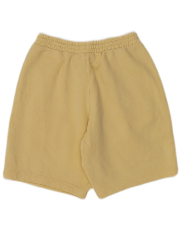 Pantaloni scurti sport adidas pentru femei UK 10 mic galben bumbac
