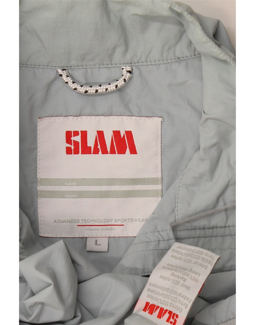 Slam Bomber Jacket pentru bărbați UK 40 Large Blue Nylon