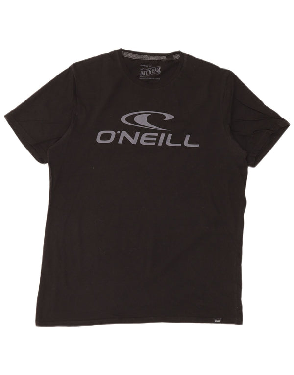 O'Neill Tricou grafic pentru bărbați Top mediu din bumbac negru