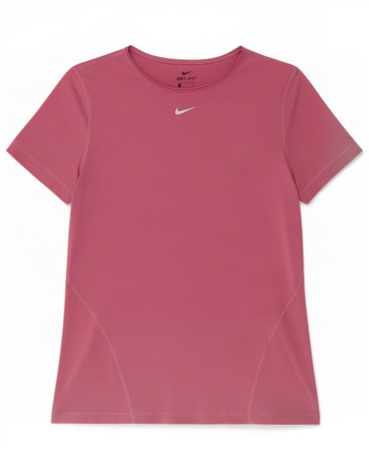 Tricou Nike Dri Fit pentru femei Top UK 10 Small Pink Poliester
