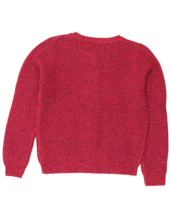 Pulover cardigan supradimensionat pentru femei Marks & Spencer UK 10 mic roz cu pete