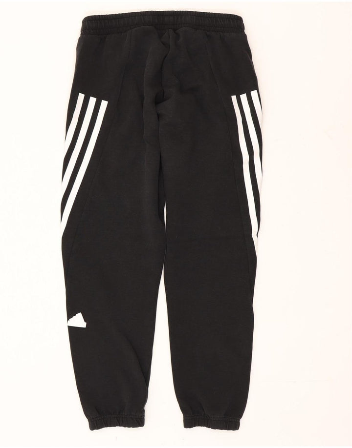 Pantaloni de trening pentru bărbați Adidas Pantaloni de jogging, bumbac mediu negru