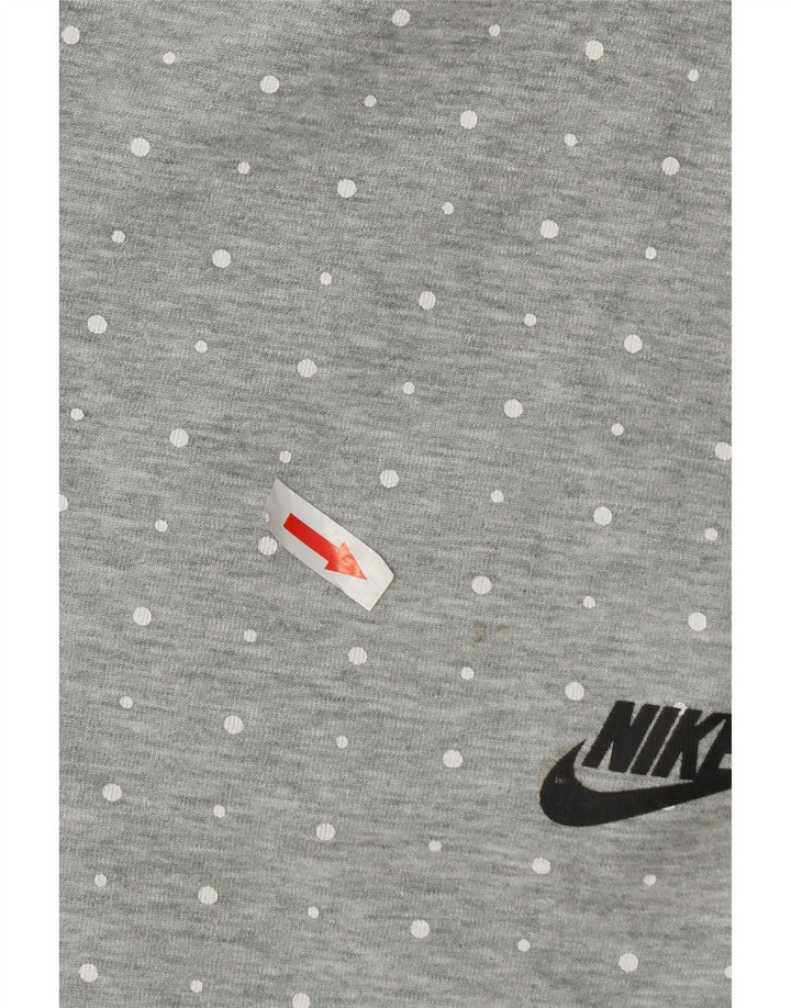 Pantaloni scurti sport cargo Nike pentru bărbați, bumbac cu pete mici, gri