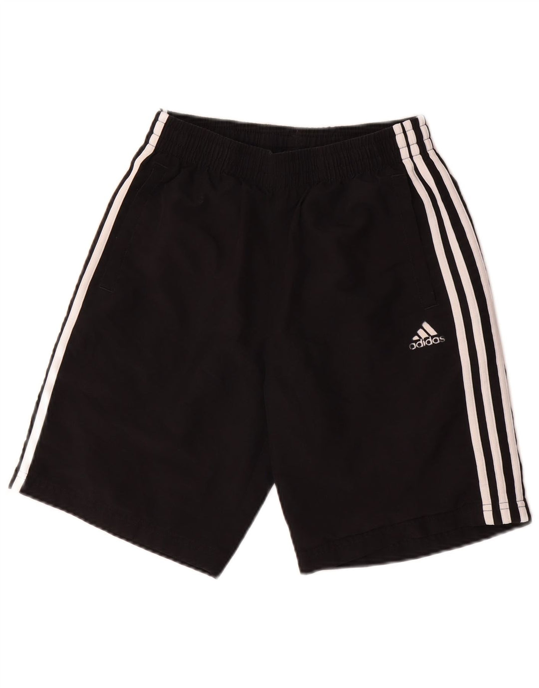 Pantaloni scurți sport ADIDAS băieți 13-14 ani poliester negru