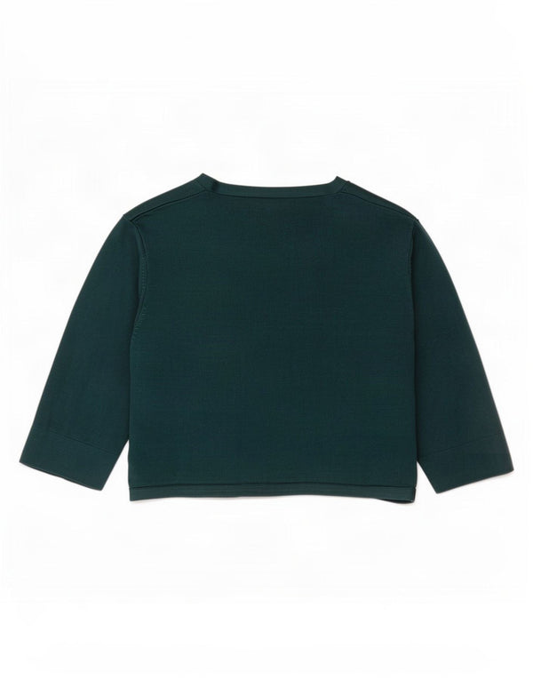 Pulover Bolero pentru femei Phase Eight cu mâneci 3/4 UK 14 Viscoză verde medie