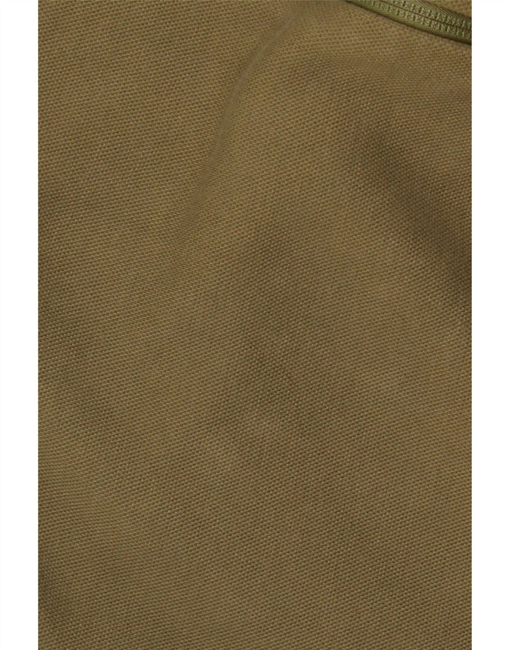 Pulover ADIDAS pentru bărbați, cu fermoar și grafic, mare kaki