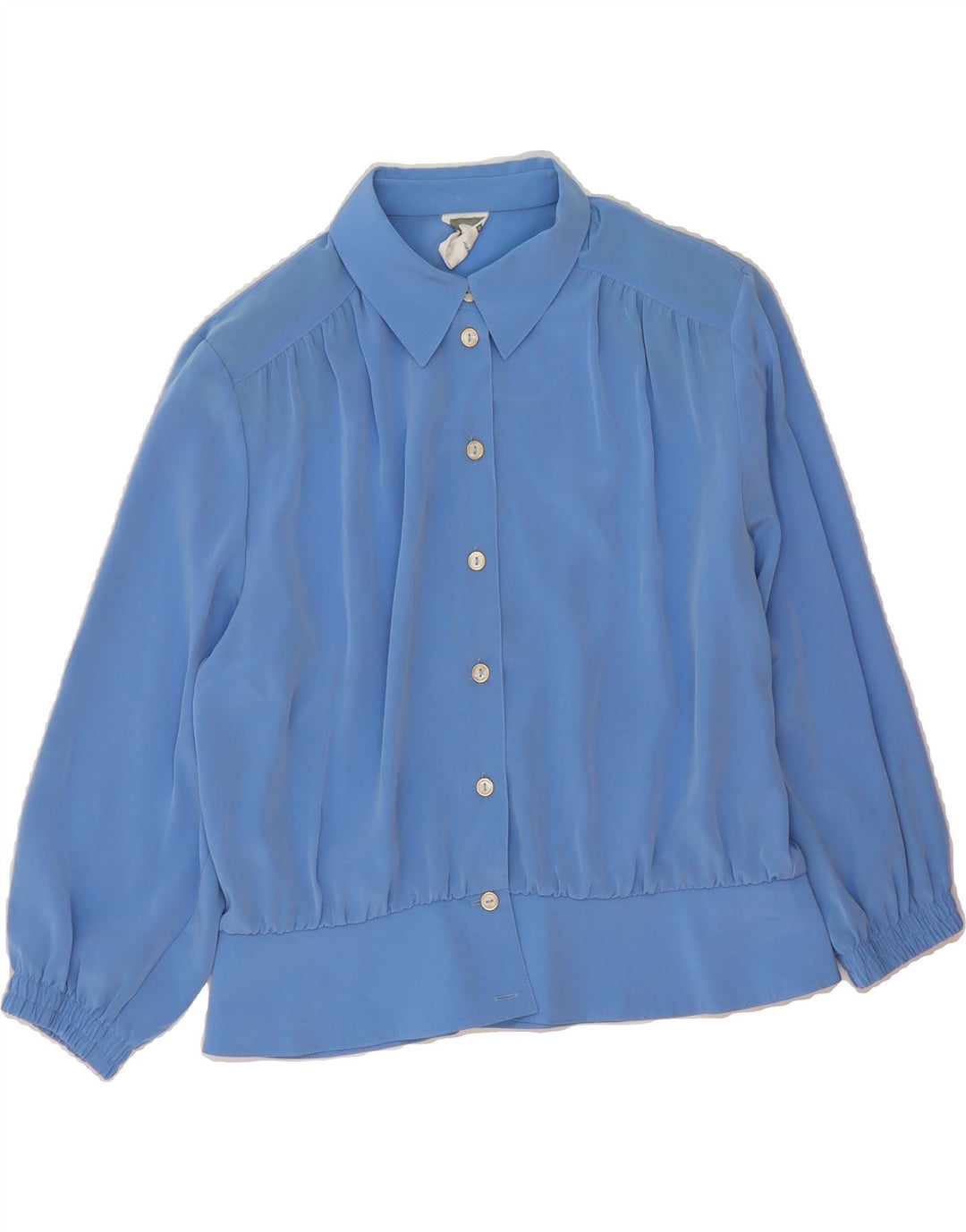 FRANKEN WALDER Womens Batwing Shirt Blouse EU 40 Medium Blue Vintage Franken Walder and Second-Hand Franken Walder from Messina Hembry 
