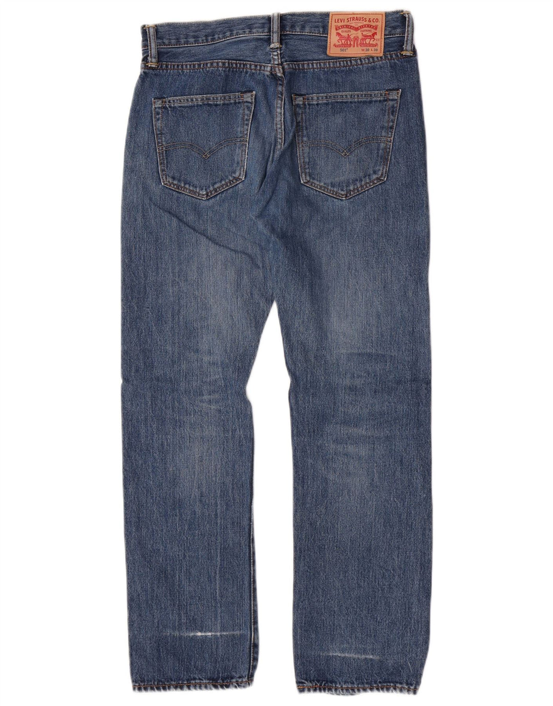 Blugi drepti pentru bărbați Levi's W30 L30 Bumbac albastru