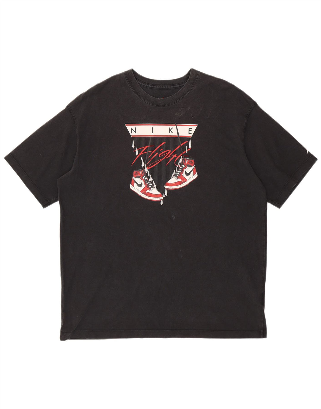 Tricou grafic supradimensionat pentru bărbați JORDAN Top XL bumbac negru