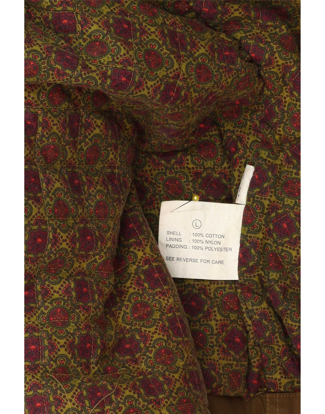 Jachetă vintage pentru bărbați, UK 40, mare, maro, bumbac