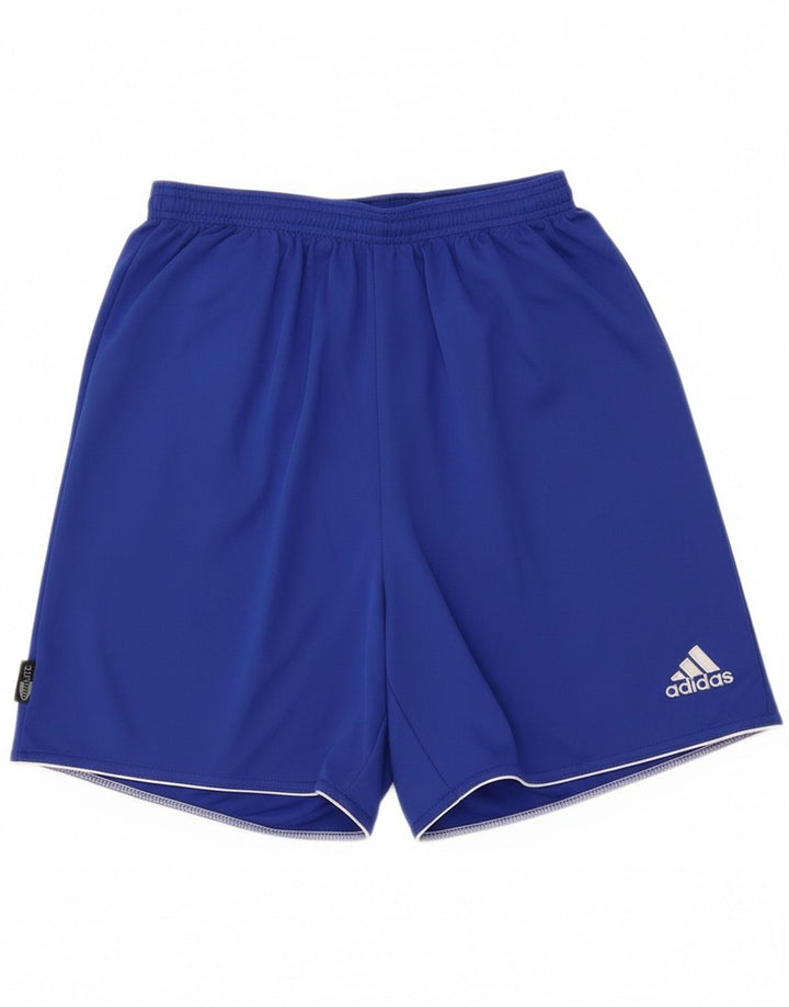 Pantaloni scurți sport pentru bărbați Adidas, mari, albastru, poliester