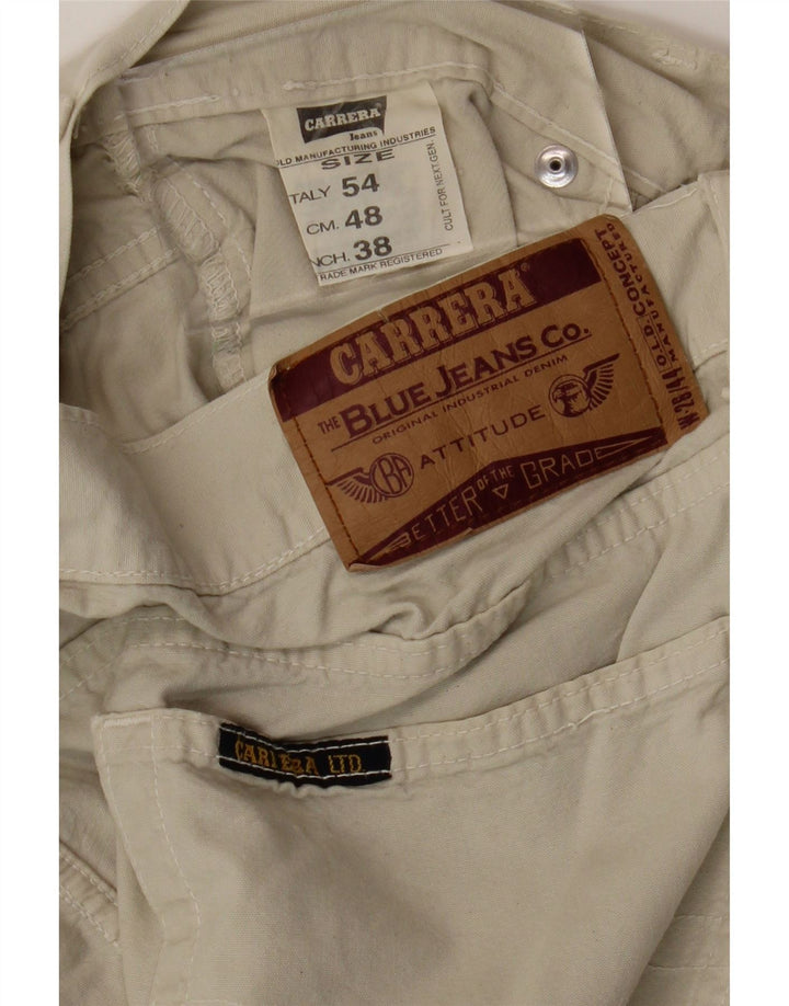 Pantaloni casual drepti pentru bărbați Carrera W38 L26 bumbac verde