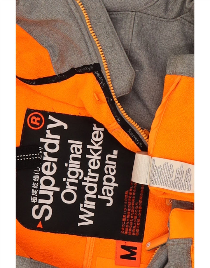 Jachetă Windtrekker Graphic Windbreaker Superdry pentru bărbați UK 38, Gri mediu