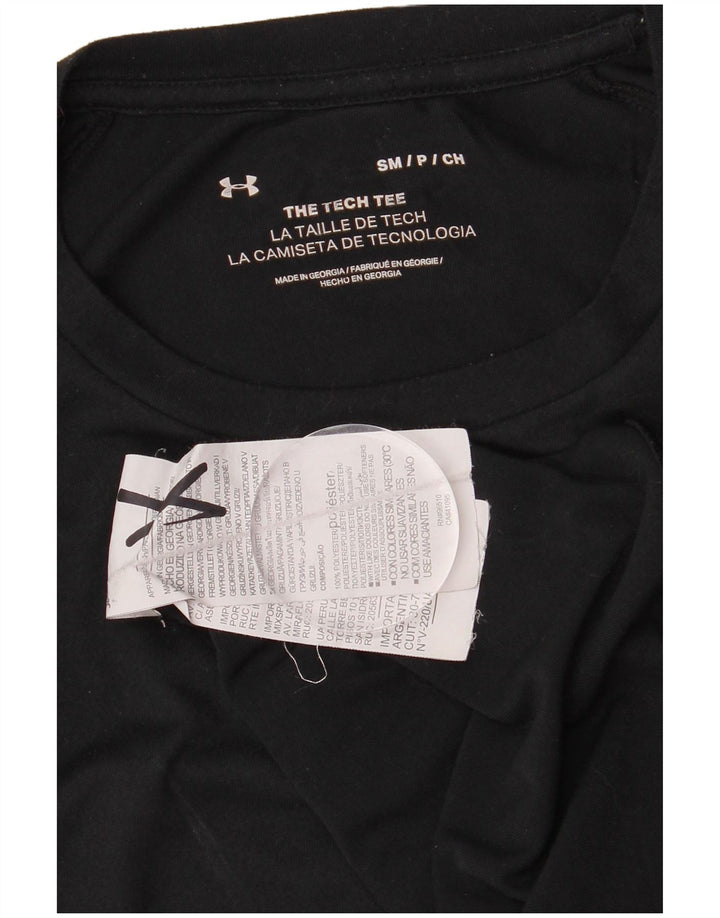 Tricou Under Armour pentru bărbați Top mic poliester negru