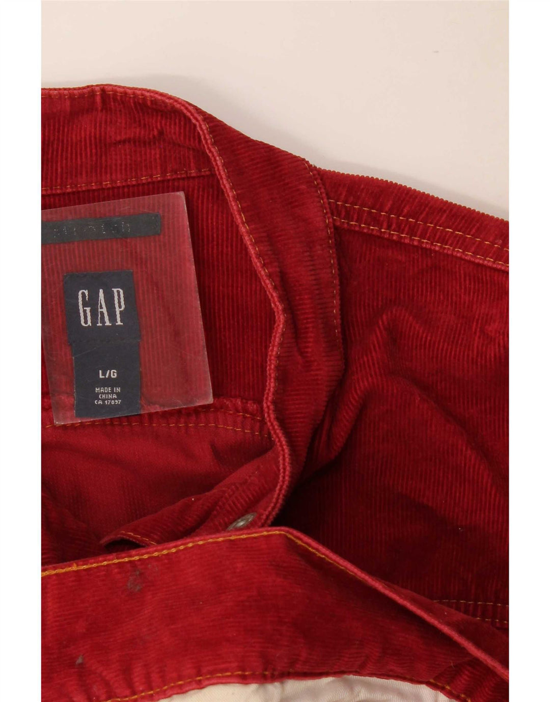 Jachetă din velur pentru femei Gap UK 16 Large Red