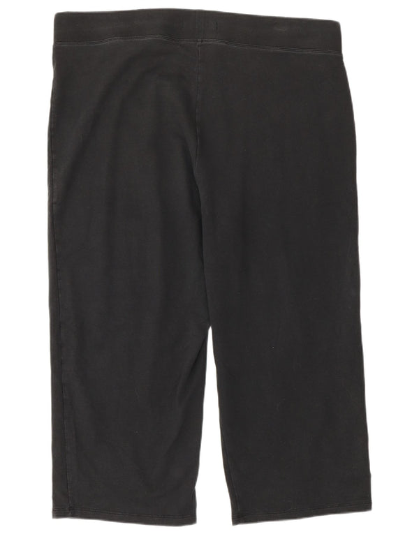 Leggings Capri pentru femei Marks & Spencer UK 18 XL bumbac negru