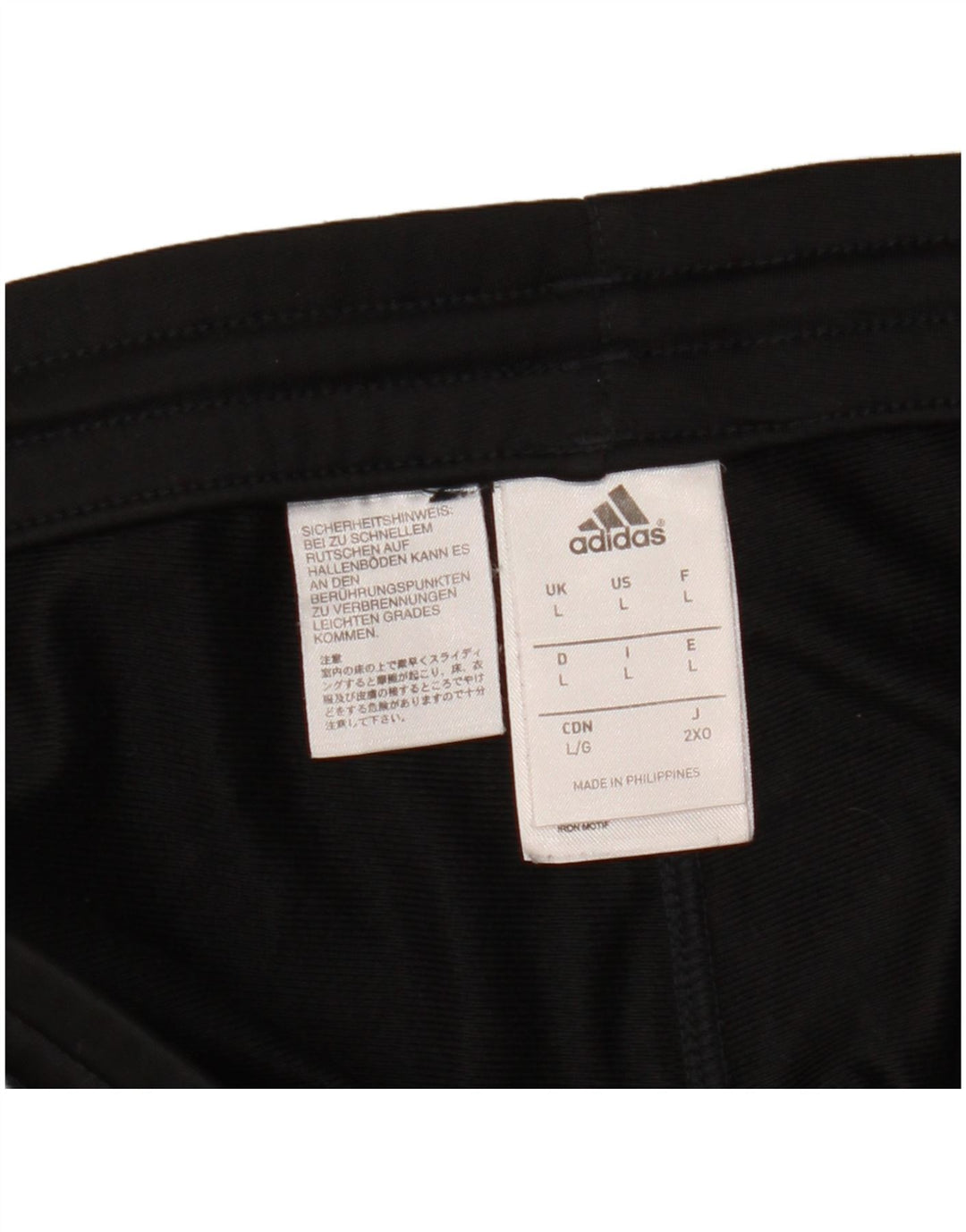 Pantaloni de trening Adidas pentru bărbați Joggeri mari, negru, poliester