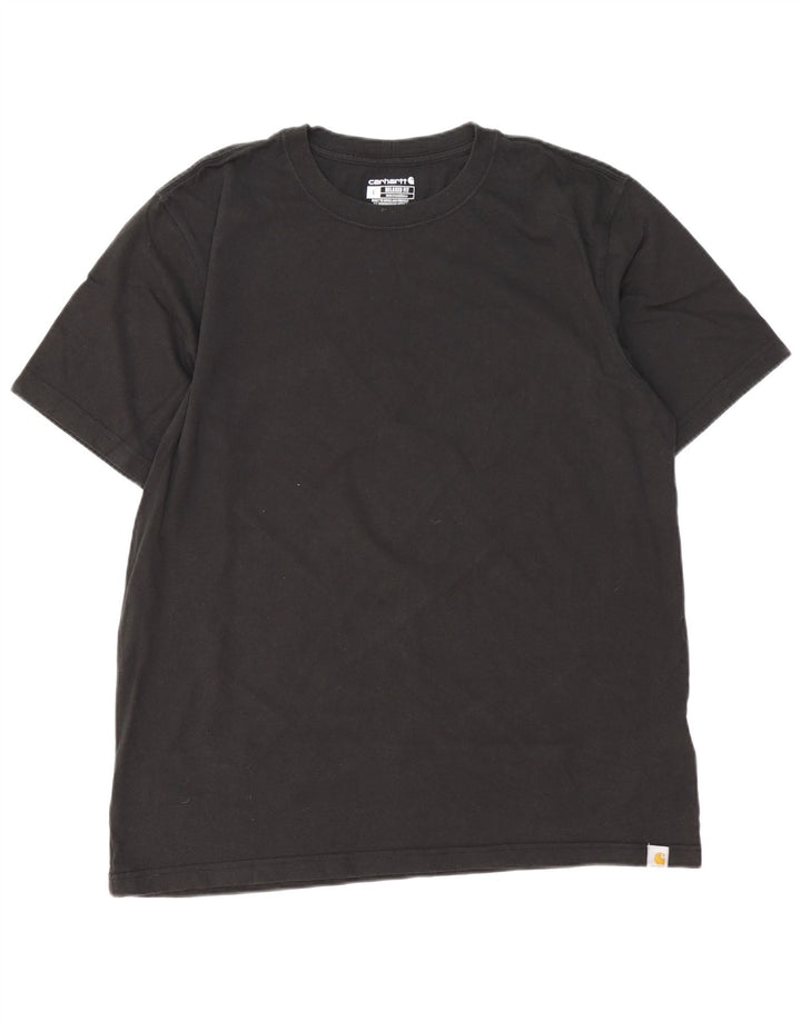 Tricou CARHARTT pentru bărbați, cu croiala relaxată, mare, negru, bumbac