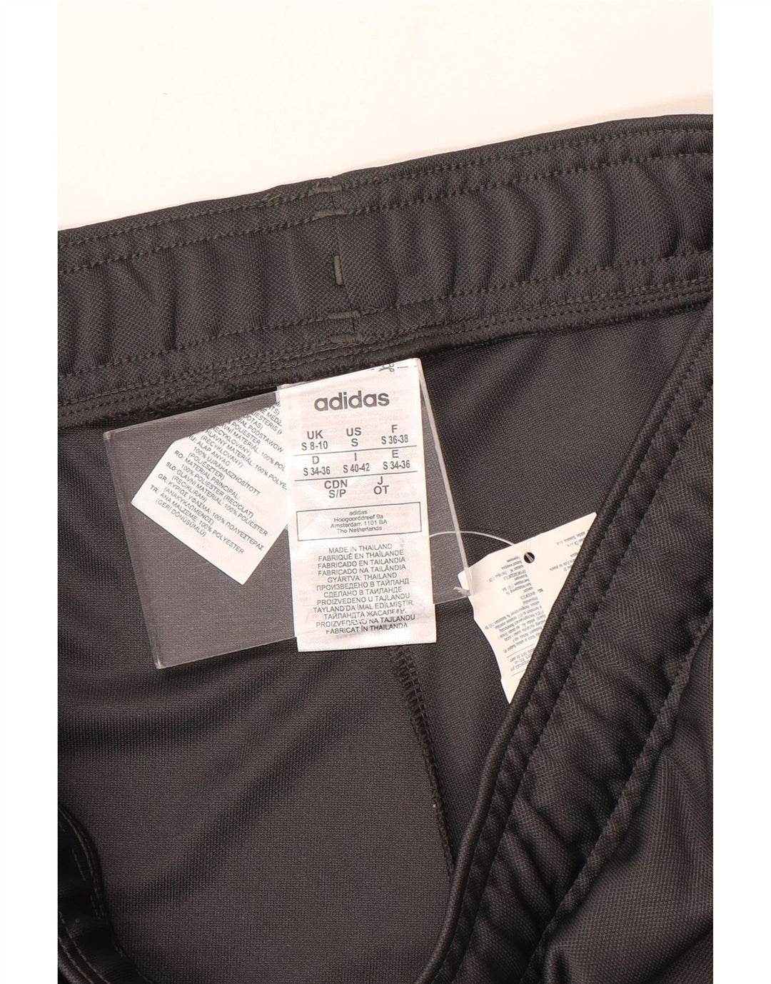 Pantaloni de trening Adidas Climalite pentru femei UK 8/10 Poliester mic gri