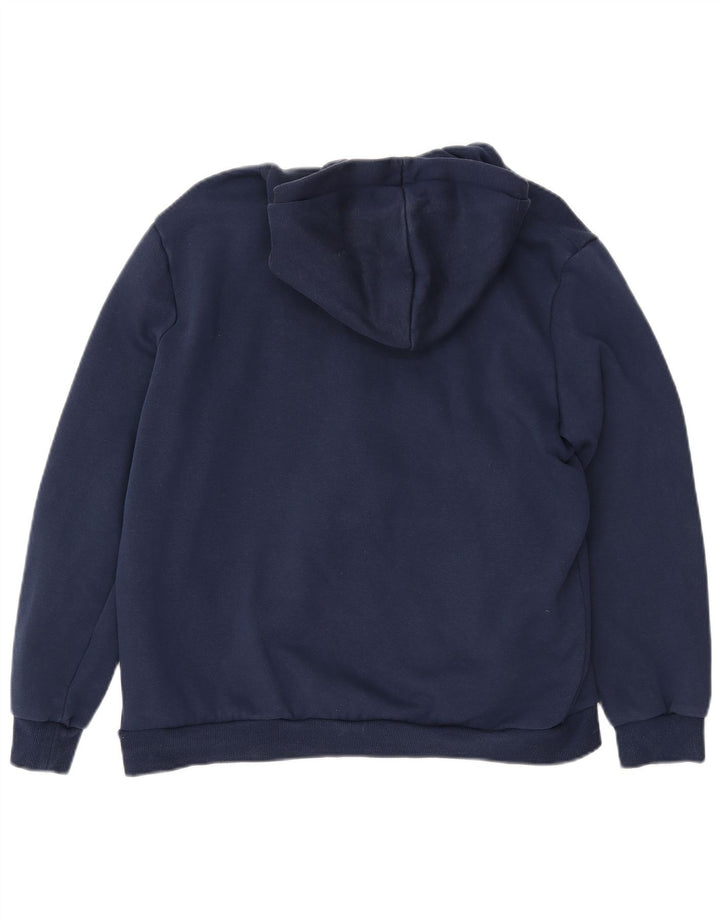 Pulover cu glugă grafic PUMA pentru femei UK 16 mare, bleumarin