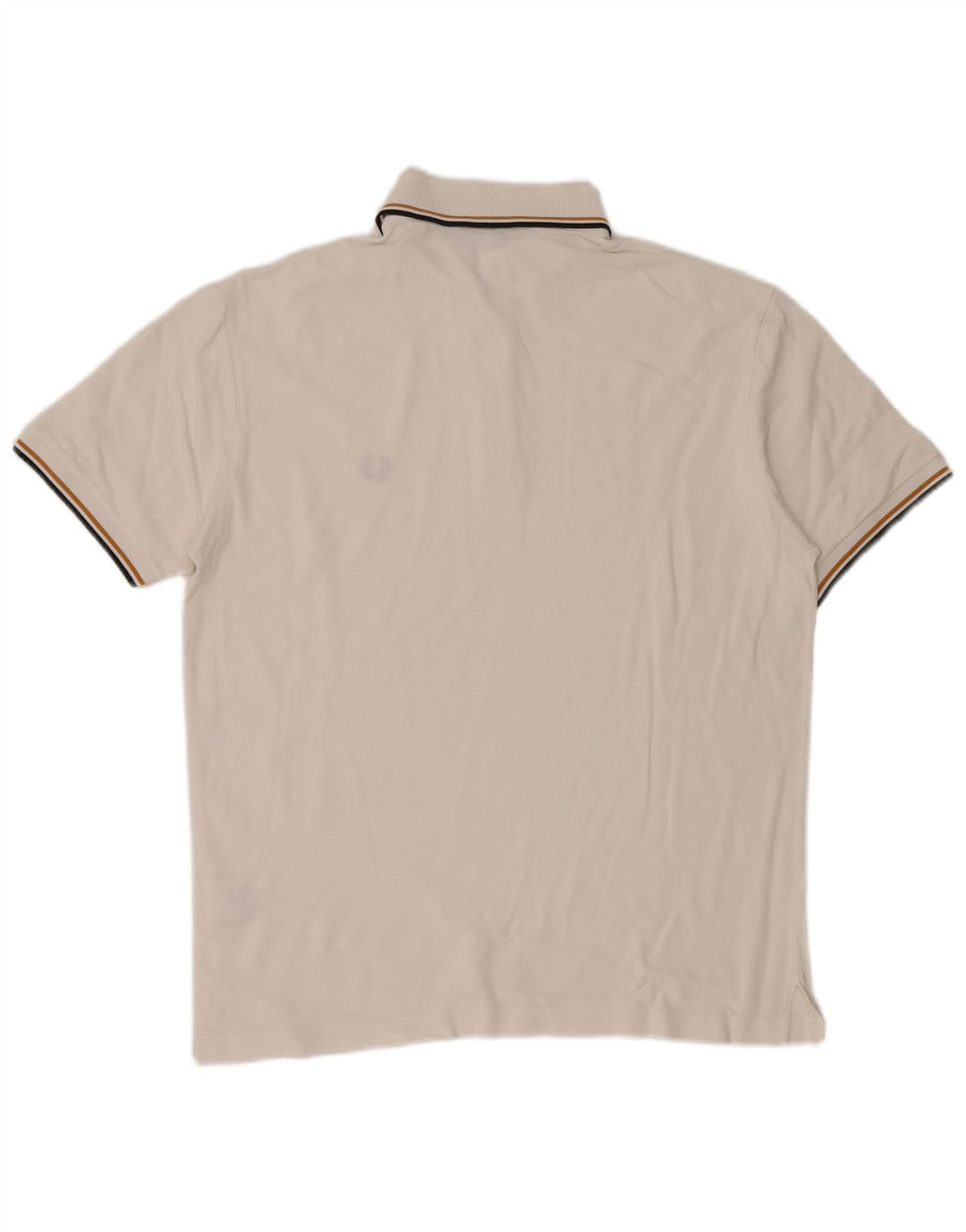 Cămașă polo Fred Perry pentru bărbați, bumbac alb mediu