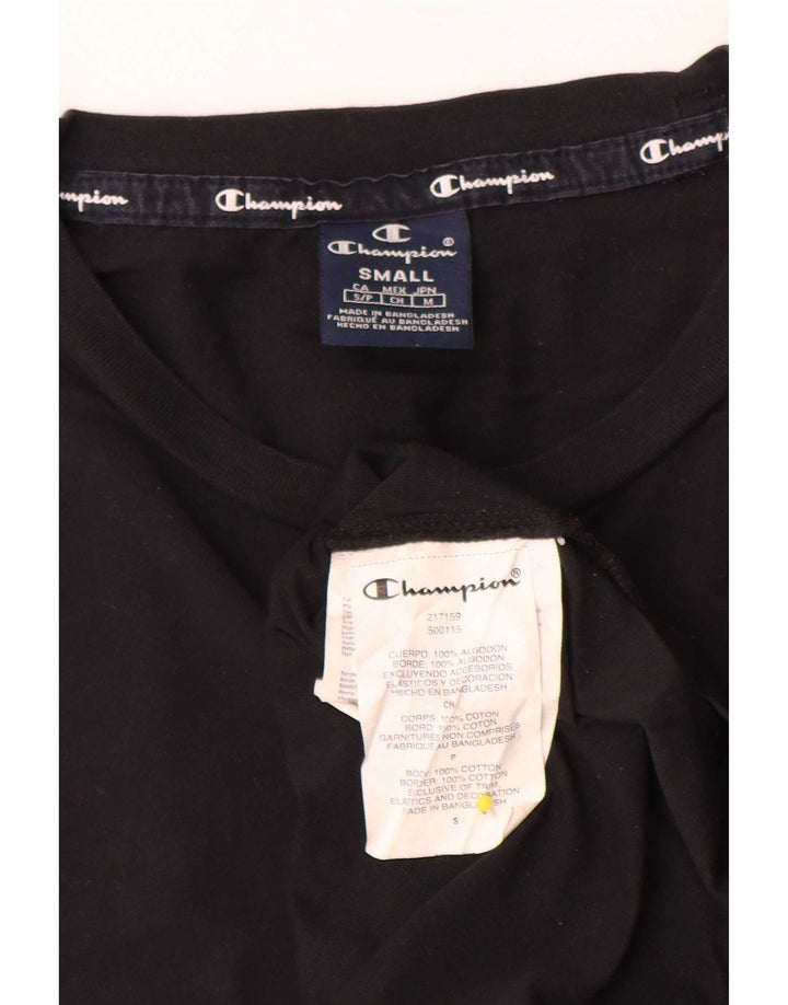 Tricou pentru bărbați Champion Top mic bumbac negru