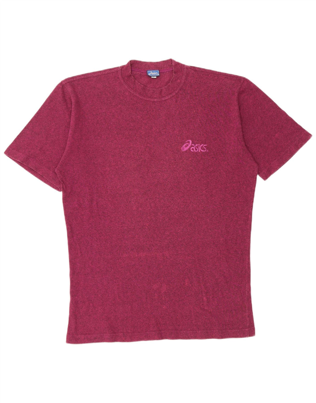 Tricou pentru bărbați Asics Top mare din bumbac cu pete burgundy