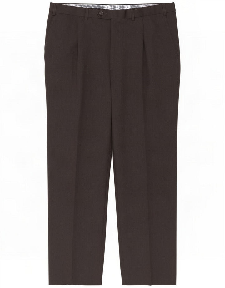 Marks & Spencer Pantaloni de costum obișnuiți pentru bărbați L38 L29 Gri Poliester
