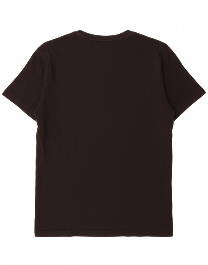 PUMA Mens T-Shirt Top Medium Black Cotton