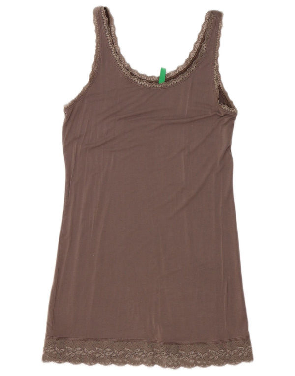 Rochie mini Benetton pentru femei UK 6 XS Viscoză gri