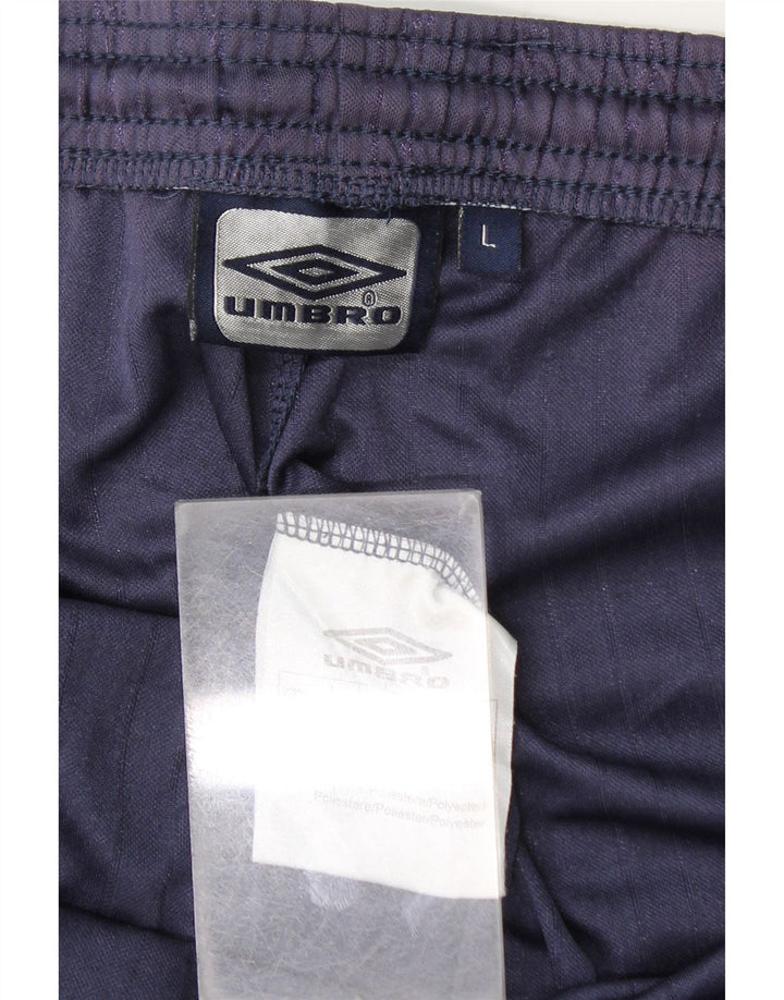 Pantaloni scurți sport Umbro pentru bărbați, mari, albastru, poliester