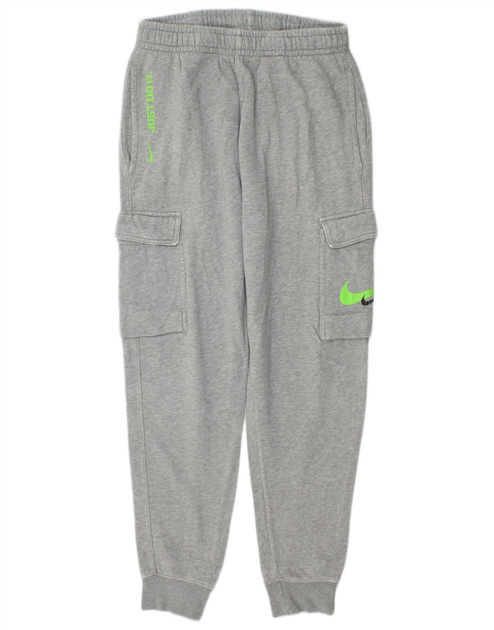 Pantaloni de trening Nike Graphic Cargo pentru bărbați Pantaloni de jogging, gri mici, pete