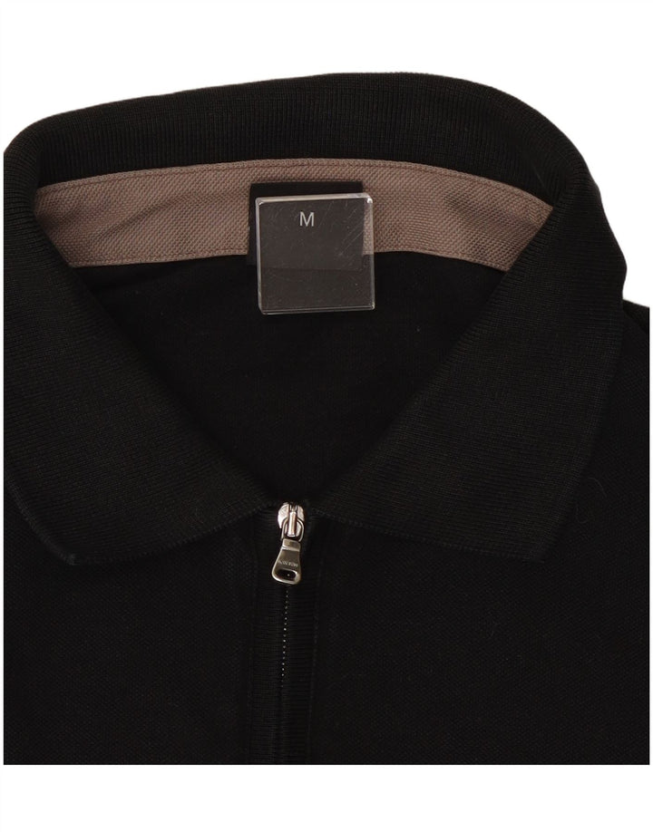 Tricou polo pentru bărbați Hugo Boss mediu negru