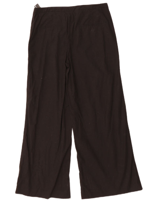 MASSIMO DUTTI Pantaloni chino pentru femei cu picioare largi EU 40 Medium W30 L29 Negru