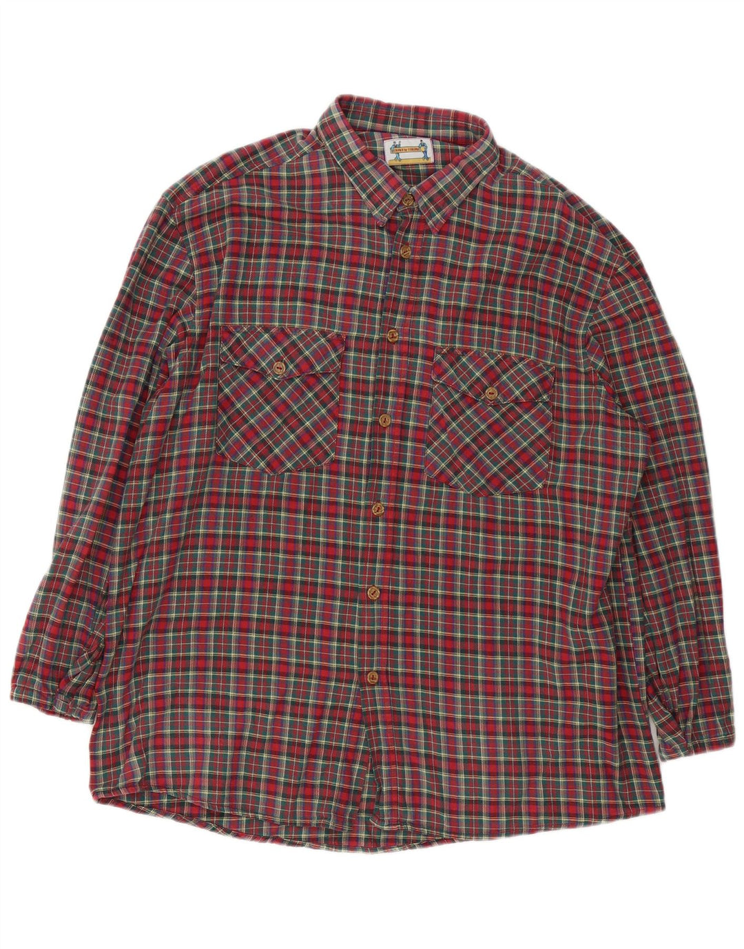 Cămașă de flanel pentru bărbați, XL, roșu, caroserie