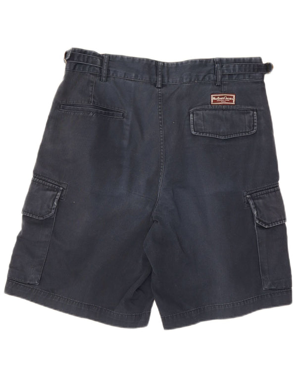 Pantaloni scurți cargo Marlboro Classics pentru bărbați EU 48 Medium W32 Bumbac bleumarin